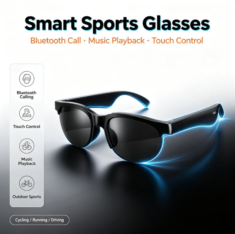 Smart Glasses Lens - XG88 PRO Open-Ear Smart Bluetooth Bril