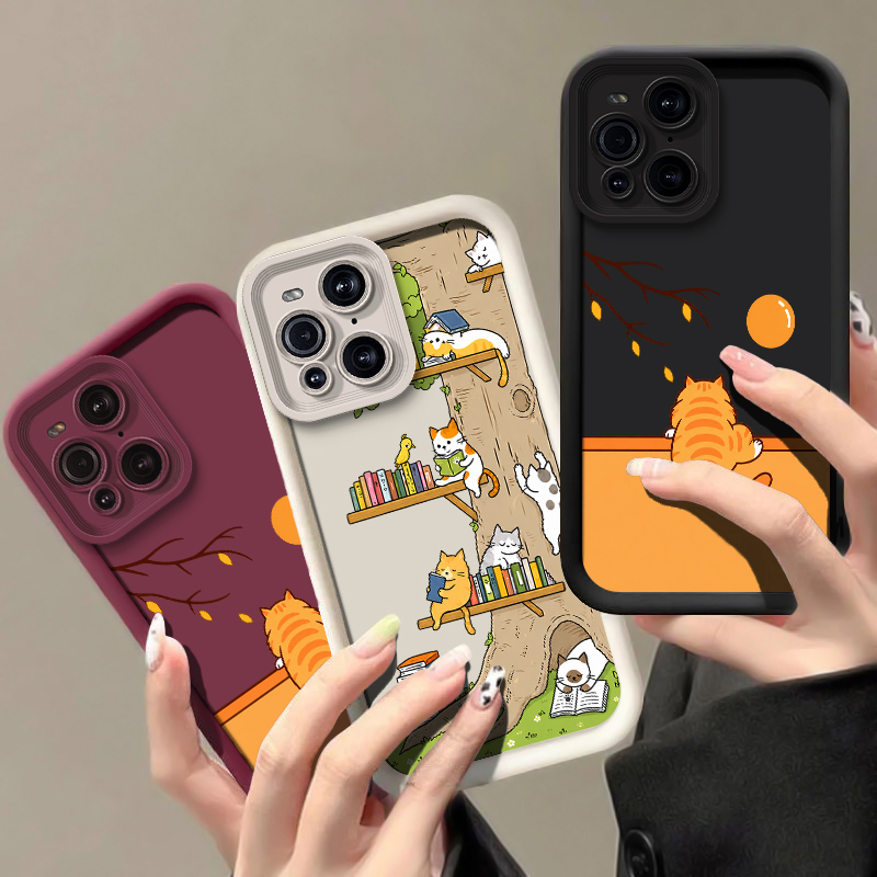 Oppo Find X8 - Cartoon dierenmotief telefoonhoesje voor OPPO Find