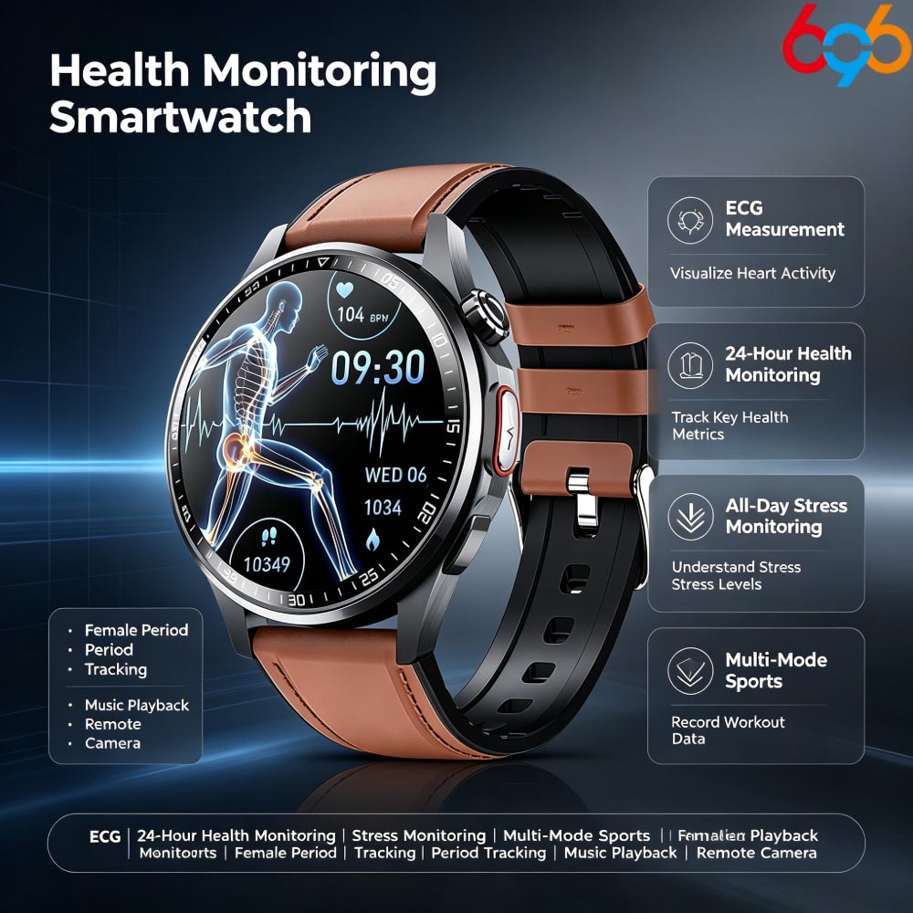 Smartwatch voor mannen en vrou - Fall Detection Watch recensie en prijs