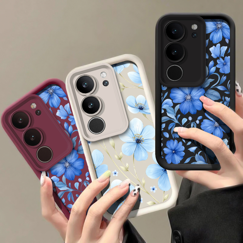 Blauwe telefoonhoes met bloeme - Vivo X200 recensie en prijs